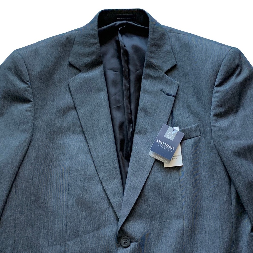 NEW Stafford Essentials Classic-Fit Blazer 40L NWT